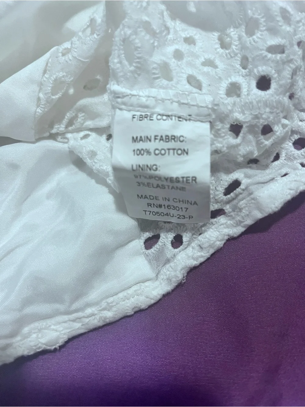 Princess Polly White Eyelet Bustier Camisole - Picture 5 of 6
